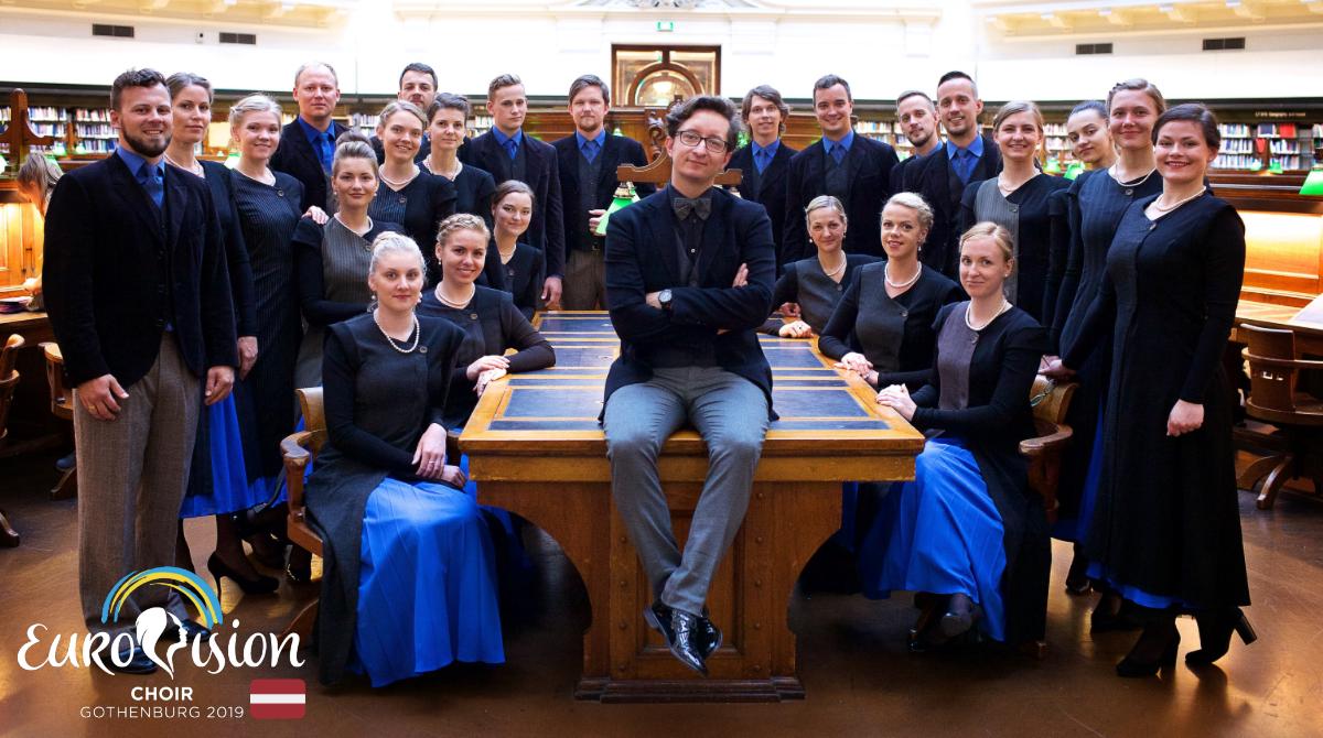 Singing for Latvia at #EurovisionChoir is a group with a repertoire that covers a vast range of music – from sacral to folk, classical to contemporary music🎶

Conducted by Jānis Ozols👇

🇱🇻 @korismaska 🇱🇻 #LVA