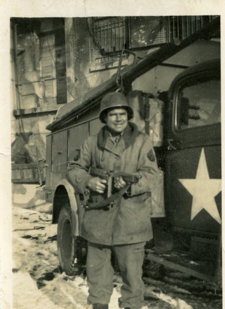 Today is the 75th anniversary of “D” day. My grandfather served in the Pacific in WWII. He’s 96 now sharp as a whip. My wife’s (pictured) served in the Europe campaign. We’re proud of our family. Between us we have family that has served in every war since the American Revolution