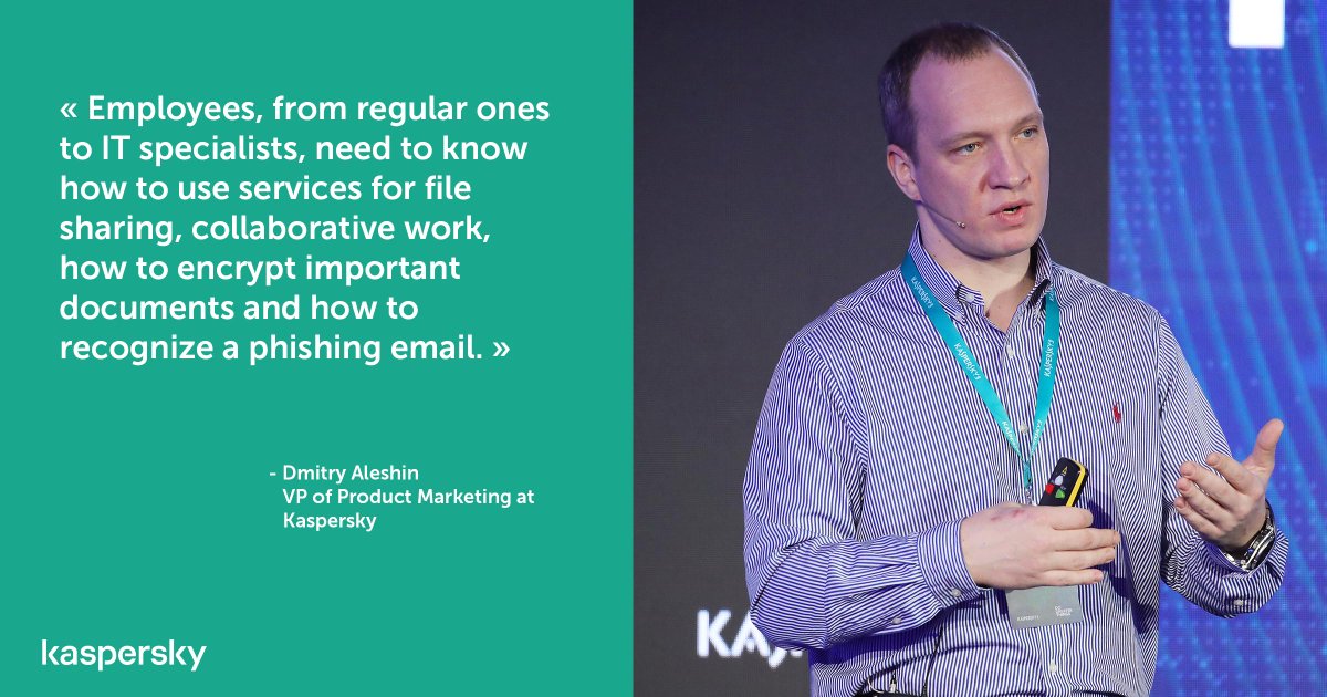 kaspersky's tweet image. The challenge for #DigitalClutter is especially alarming for SMBs. Learn more about the threats of digital clutter at work: kas.pr/uk1h