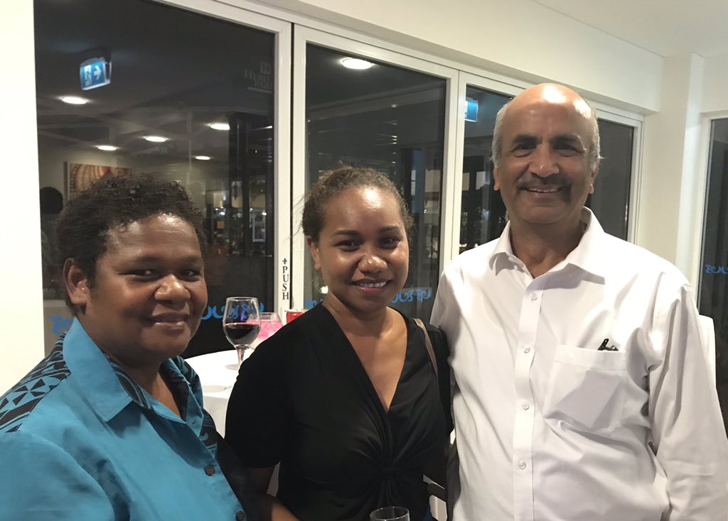 HildaLamani's tweet photo. SICCI business after 5 event hosted by Solomon Power, striving to increase accessibility &amp; affordability in Solomon Islands with projects like Solar Farms and the Tina River Hydro Power project. @SolomonChamber with the #solomonpower CEO, Mr. Pradip Verma. https://t.co/JC0aePfbCH