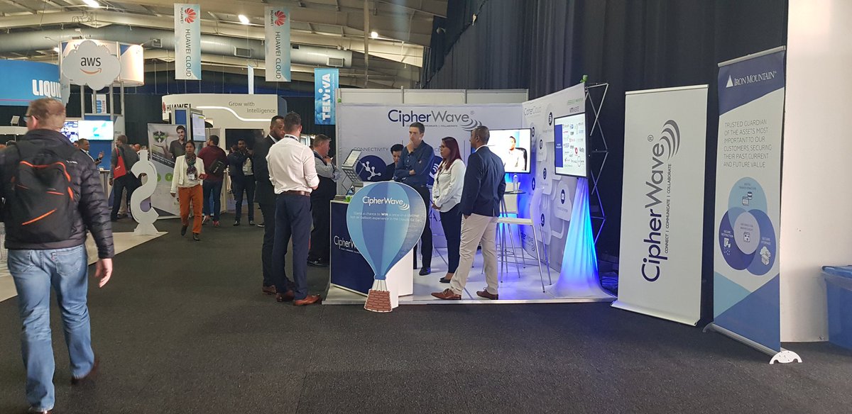 CipherWave's tweet image. A couple of action shots from the MyBroadband Cloud Conference. #CipherCloud #HostLocal #CloudConference2019