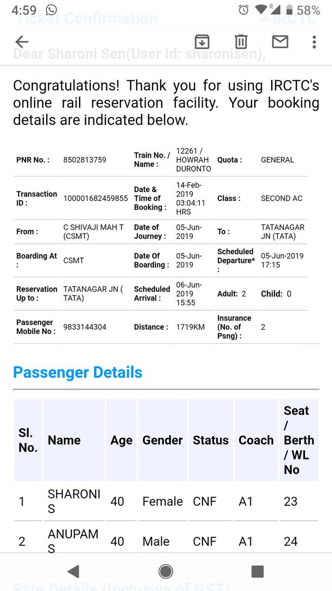 anupamsri's tweet photo. @PiyushGoyalOffc @EasternRailway 12261 Duranto Express is parked at Raigarh station for last one hour. First, we we're told about 'mega block' now being told that overhead wire is snapped. No clarity. #FeelingStranded  #SeekClarity https://t.co/7hwOA632ob