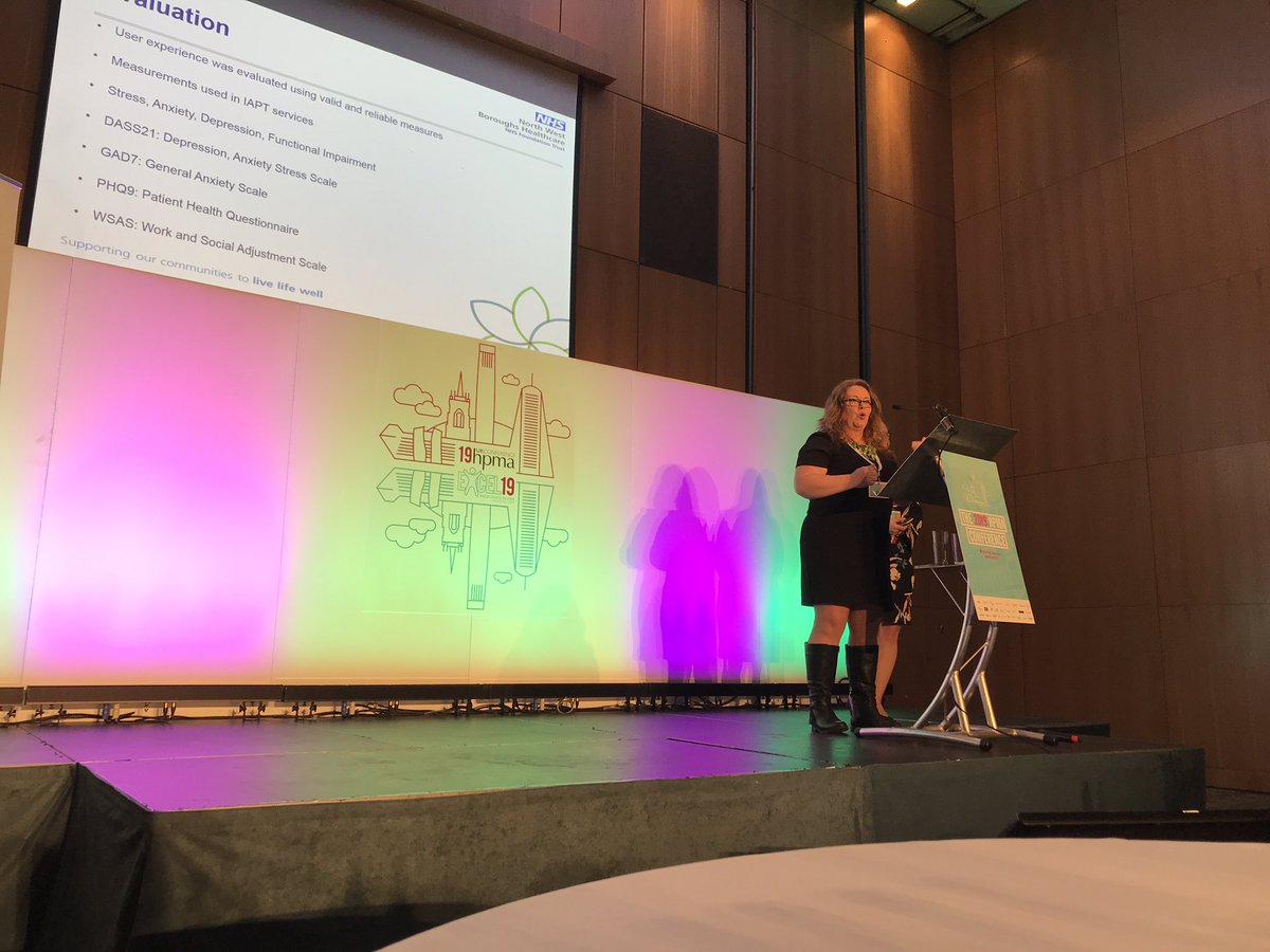 HPMA_National's tweet photo. The team from @NWBoroughsNHS @TraceyhsmithCBT @rachelcowley79 share their award winning stress programme https://t.co/RiEiAzdAMi