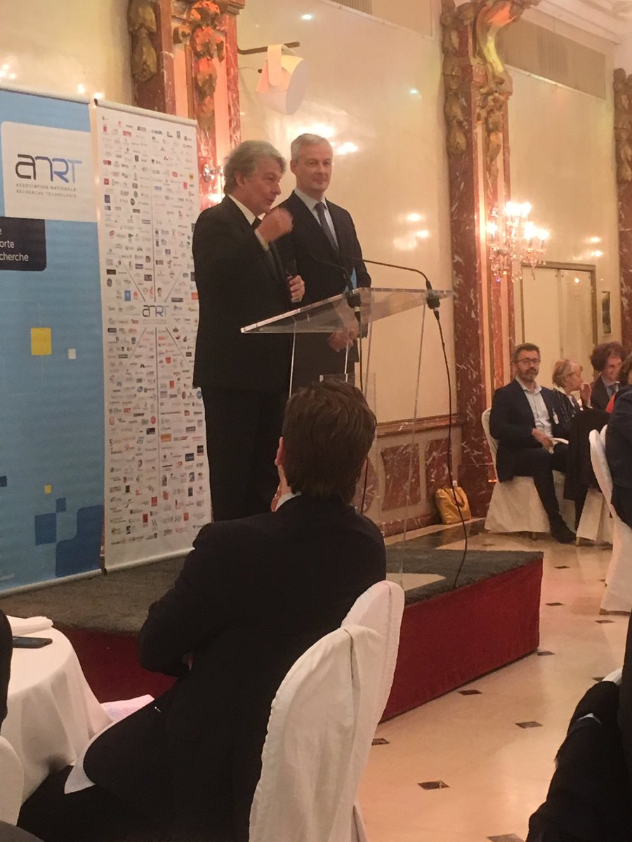 Repas de l’ANRT PRÉSENCE DE BRUNO LE MAIRE et de l’AFCRT