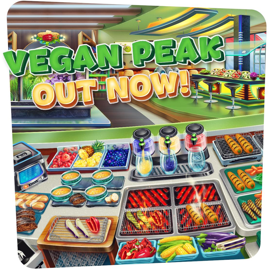 nordcurrent's tweet photo. It's out NOW!  Elevate your cooking to the new heights in the plant-based Vegan Peak restaurant! Prepare healthy vegetables, delicious soups and mouthwatering smoothies! 

Update is available for iOS and Android, other platforms will be ready soon! Have fun cooking! https://t.co/rqIzaCrTkx