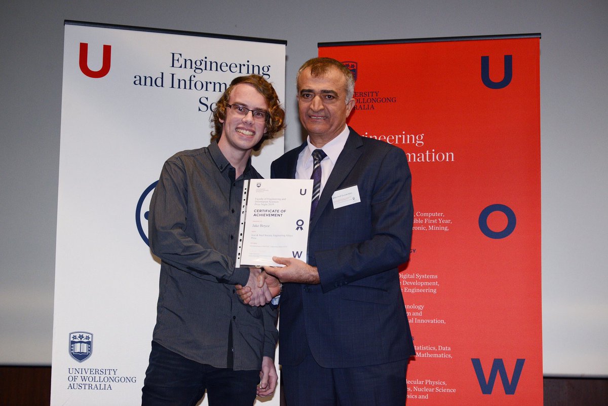 MaterialsUow's tweet photo. Congratulations to all the UOW Materials prize winners at the Faculty of Engineering and Information Sciences Prize Night held on 31 May 2019. https://t.co/BmZNirfYyn