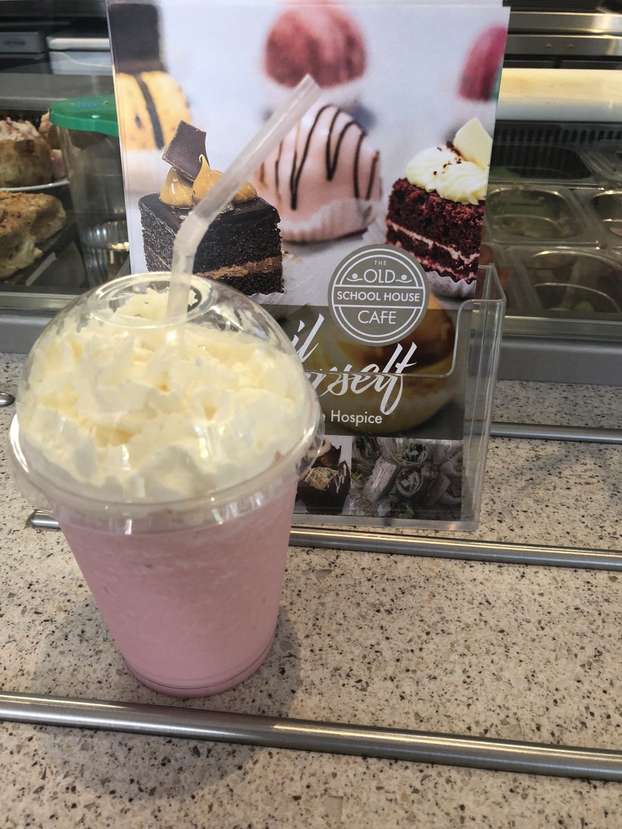NIHospice's tweet image. Looking for the best Strawberry Frappe in North Belfast? Pop into The Old School House Cafe, located adjacent to @NIHospice, and purchase yours today for just £2.30! #OSHCafe #NIHospice @NBelfasthour @NorthBelfastNew @BelfastHourNI