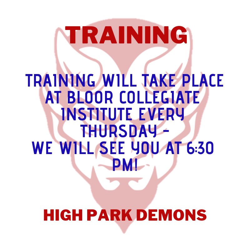 See you tonight peeps - seems like weather will be cooperating 🤞🏼🤞🏼🤞🏼🤞🏼 

#australianfootball #aussierules #footy #footyincanada #footyintoronto #highparkdemons #demons #sports #sportscommunity #recruitment #joinaflcanada #oafl #afl #canada #toronto