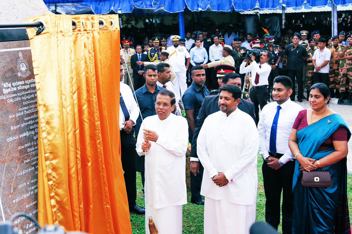 RWijewardene's tweet photo. අභිනවයෙන් ඉදිකරන ලඳ සිවිල් ආරක්ෂක දෙපාර්තමේන්තු නව මුලස්ථාන ගොඩ නැගිල්ල හා නිළධාරි නිවස්නය විවෘත කිරිමේ අවස්ථාව සඳහා සහභාගි වෙමින්.

At the opening ceremony of newly built state of the art Headquarters building and Officers’ mess of Civil Security Department.

#lka #srilanka https://t.co/up1RoYDIZx