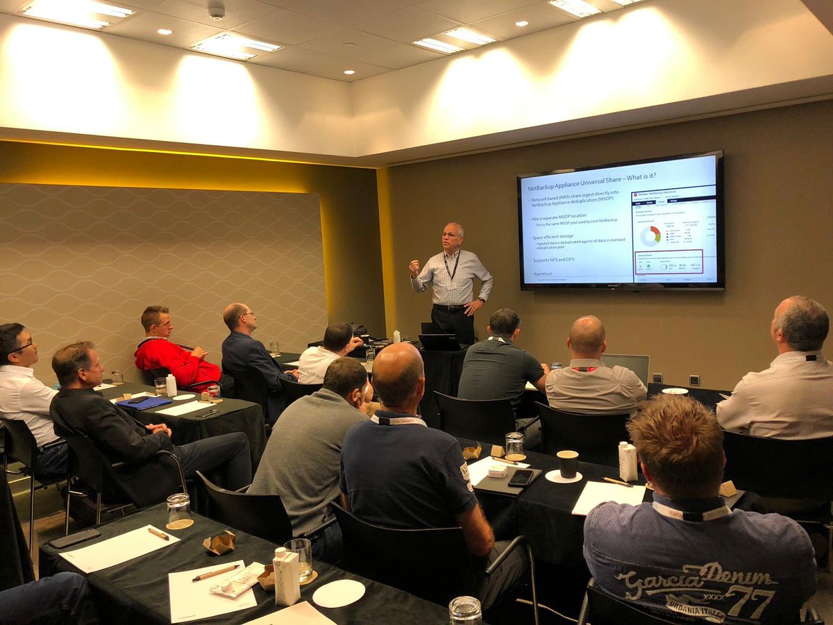 VeritasTechEMEA's tweet photo. There have been lots of informative technical breakout sessions held throughout the second day of #VtasTechForum. Some presentations delivered will be made available via our community site; VOX. https://t.co/NEnGckAYFv