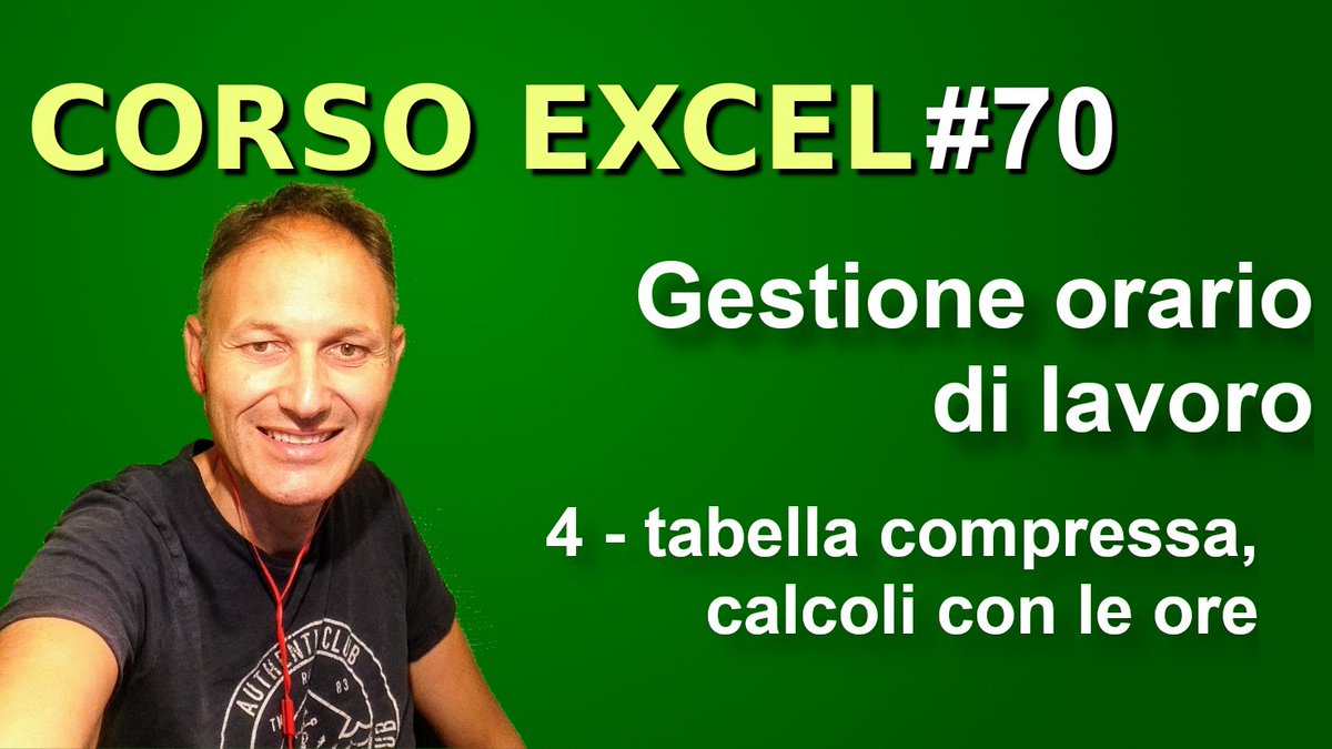 CastellettiDa's tweet image. ▶ youtu.be/1_klc5-hvyg
Questa volta prendiamo in considerazione vere e proprie operazioni matematiche tra orari diversi.
#corsoExcel con #DanieleCastelletti