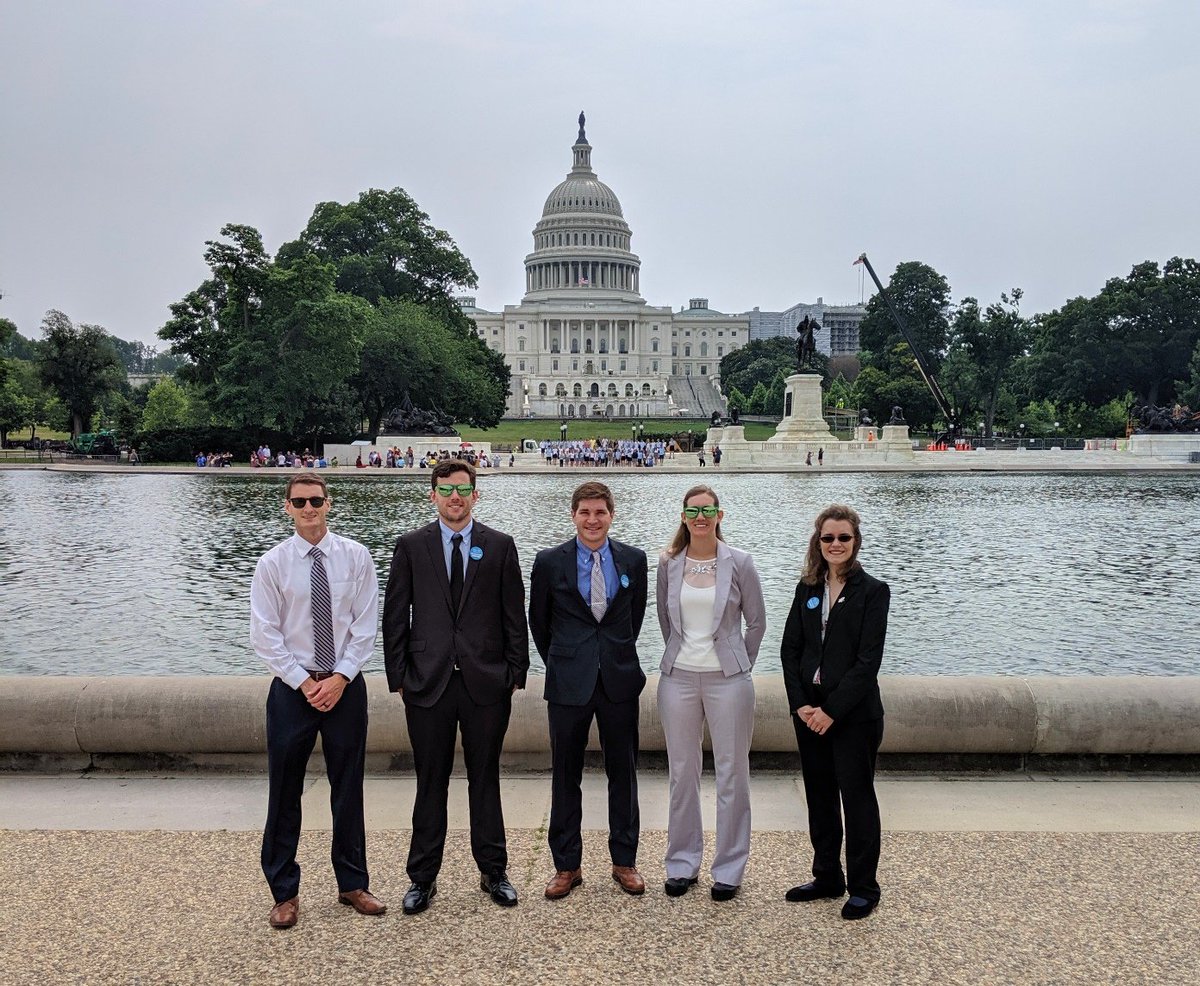 GEH <a href="/NA_YGN/">NAYGN</a> members visited Capitol Hill yesterday to advocate for nuclear energy. #NEA19 #NAYGN19