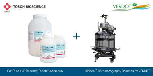 TosohBio's tweet photo. VERDOT’s unique InPlace™️ chromatography columns are an ideal solution for reliable large scale column packing of .@TosohBio's hydroxyapatite resin, Ca⁺⁺Pure-HA™️. https://t.co/R5a1MOICMn #ChromatographyExperts #Global #MarketingAgreement #biopurification #downstreamprocessing https://t.co/ooBvfHszLI