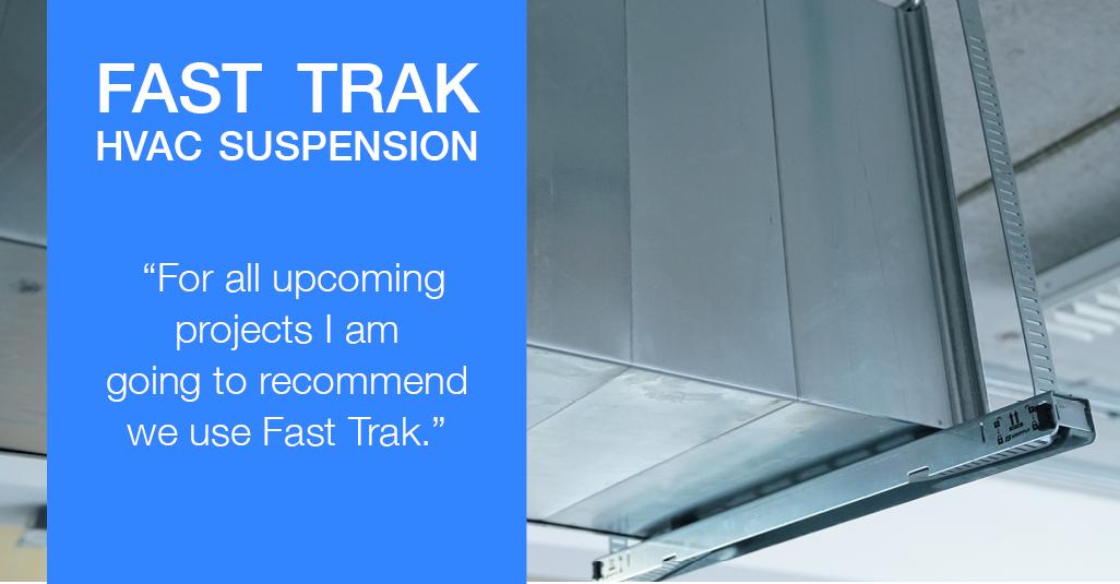 Grippleltd's tweet photo. Fast Trak™ represents an ideal solution for the suspension of #HVAC services – faster installation than traditional systems, tool-free height adjustment and the ability to multi-tier to accommodate additional services. Take a look: https://t.co/ufDrgIUZOG #NextLevelSuspension https://t.co/ZawdZMCNAu