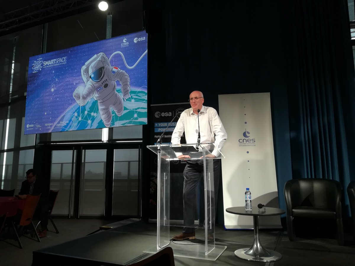 giulia_manzetti's tweet photo. A big thank you to all of our speakers and delegates!🚀 It has been an amazing #SmartSpace2019 😍
@ESAbusinessapps @CNES @Space4Europe @ConnectbyCNES https://t.co/p25lYFh0oV