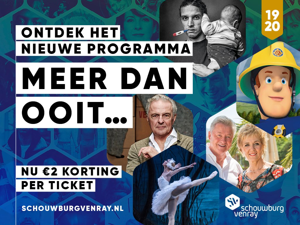 De vrije verkoop is al anderhalve week in volle gang. En hoe! Nou, met records, want we hebben meer tickets dan ooit verkocht 🎉 Maar er zijn nog genoeg voorstellingen waar je een prachtstoel kan bemachtigen, o.a. voor <a href="/RowwenHeze/">Rowwen Hèze</a> <a href="/RobScheepers/">Rob Scheepers</a> <a href="/christeldelaat/">christel de laat</a> en <a href="/HuubWStapel/">Huub Stapel</a>!