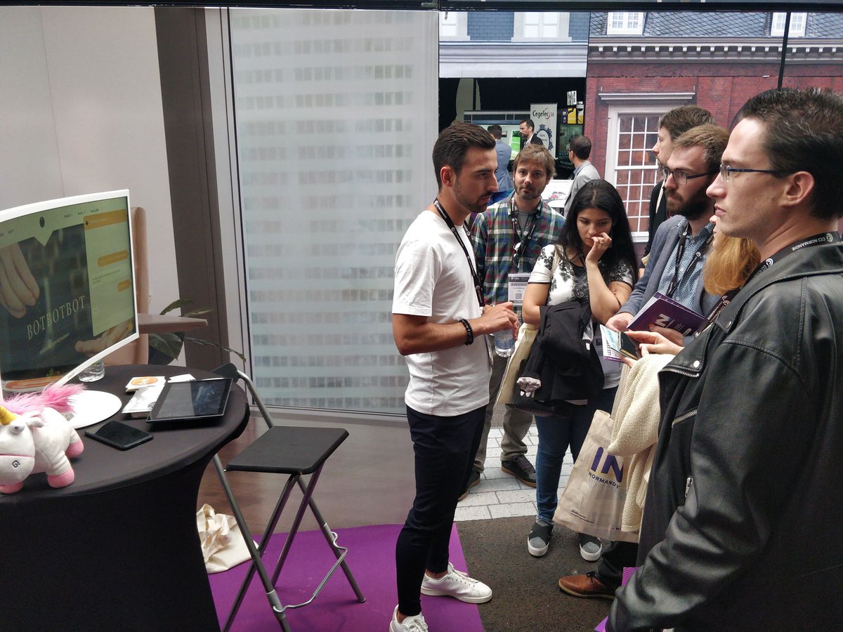 Agile_FC_'s tweet photo. ADOPTEZ UN CHATBOT !
BotBotBot by AGILE est  au salon In Normandy.
Offre spéciale "IN NORMANDY BOT": 
250€ ht/mois , pas d'engagement, pas de frais d'installation.
Nos "dresseurs de Chatbots" vous attendent.
 https://t.co/SA7fGoGEGL
#innormandie #chatbot #digitaltransformation https://t.co/fwbBz7WK3K