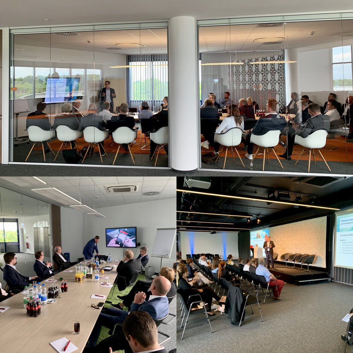 Bitkom_DOffice's tweet photo. 3 parallele Sessions zu #RPA, #CRM & #Cloud lassen erst gar kein #Mittagstief aufkommen. Spannende Impulse durch u. a. @t_kuckelkorn @pcollenbusch #dos19 https://t.co/3C9UTL0tAl