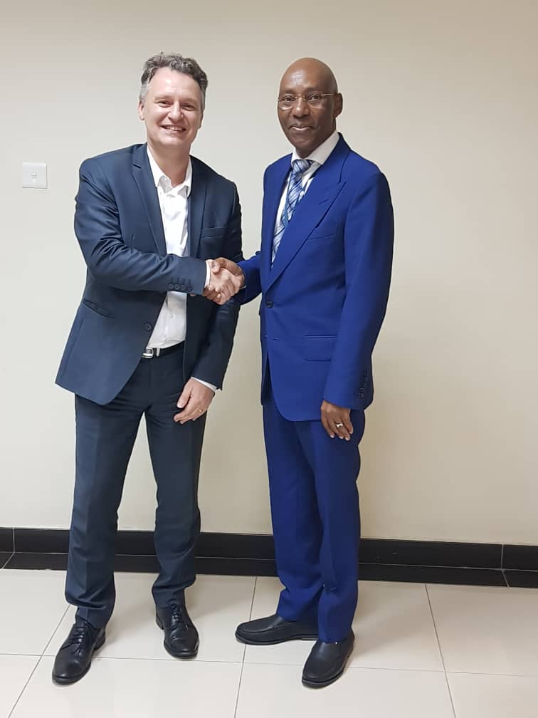 Hon. Nyombi Thembo (@ucc_ed) on Twitter photo It was a pleasure welcoming Mr Wim Vanhellpute <a href="/wimMTNUG/">Wim Vanhelleputte</a> back into the country. <a href="/UCC_Official/">UCC</a> appreciates the courtesy visit & the contribution <a href="/mtnug/">MTN Uganda</a> is making in the ICT Ecosystem and development of the sector. We look forward to continued strategic investments to this end. It was a pleasure welcoming Mr Wim Vanhellpute <a href="/wimMTNUG/">Wim Vanhelleputte</a> back into the country. <a href="/UCC_Official/">UCC</a> appreciates the courtesy visit & the contribution <a href="/mtnug/">MTN Uganda</a> is making in the ICT Ecosystem and development of the sector. We look forward to continued strategic investments to this end.