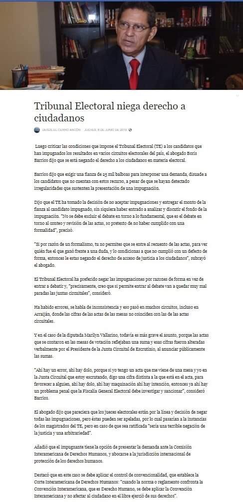 Tribunal Electoral niega derecho a ciudadanos facebook.com/notes/desde-el…