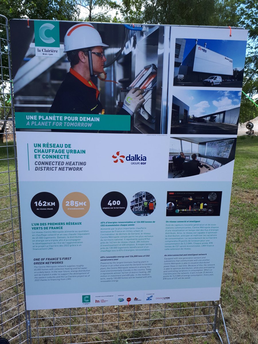 MarcBeaufrere's tweet photo. Cet après midi je fais découvrir aux festivaliers de @ishf2019 le réseau de chaleur de @grandlyon qui va alimenter tous les logements, bureaux et hôtels de La Clairière à Bron (aménageur @LMHabitat) @ChauffUrbainCM #Dalkia #EnR https://t.co/0XK8r3lbHQ