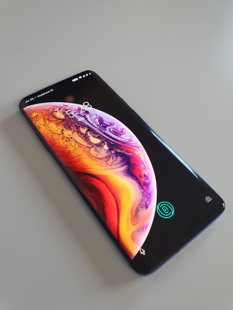 Dhananjay_Tech's tweet photo. iPhone with in-display fingerprint sensor leaked 🤣 #OPiPhone https://t.co/M7ogoWeye4