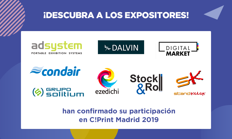 CPrint_Madrid's tweet photo. 🎉 Nuevos expositores confirmados en #CPrintMadrid 2019 por primera vez, bienvenidos! : #Adsystem, #Dalvin, @DigitalMarketHP, @Condair_GmbH, @gruposolitium, @ezedichisoporte, @stock_and_roll y @Standkolor
Consulte la lista de todos los expositores: https://t.co/BvpPvAlUW0 🧐 https://t.co/gn5fWtb706