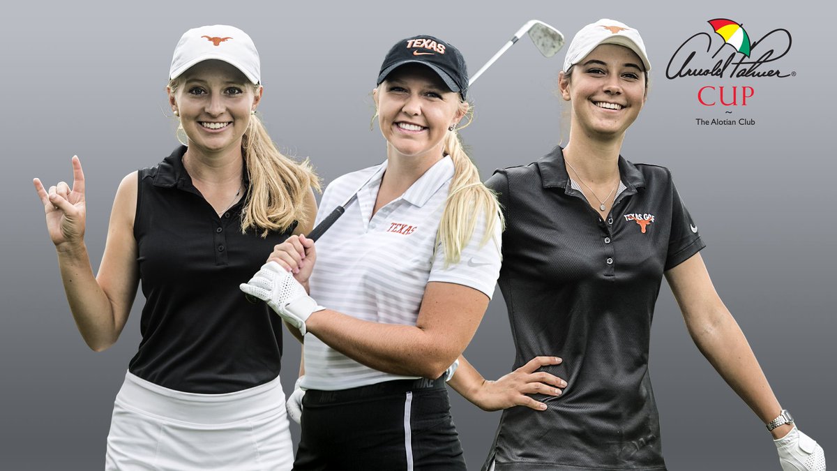 Texas Women's Golf (@texaswgolf) on Twitter photo 3️⃣ Texas golfers set for the 2019 <a href="/ArnoldPalmerCup/">Arnold Palmer Cup</a>, which begins Friday.
📝hookem.at/PalmerCup19
#TexasDrive 3️⃣ Texas golfers set for the 2019 <a href="/ArnoldPalmerCup/">Arnold Palmer Cup</a>, which begins Friday.
📝hookem.at/PalmerCup19
#TexasDrive