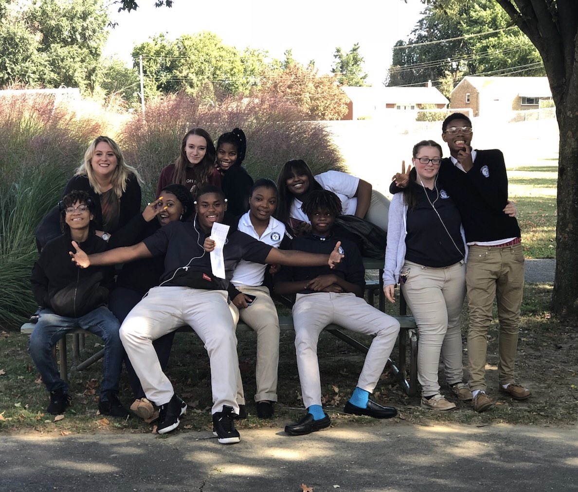 poescorner's tweet photo. I can’t believe it’s graduation day. Four years ago I met a group of amazing and goofy kids as I started my own journey as a teacher. I can’t describe how much I love you and can’t wait to see what you do next. Lots of proud mama tears today 😩♥️ @NazPrep #family https://t.co/ZBECGF43lW