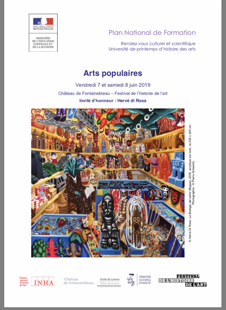 HDA_edu_num's tweet photo. Demain débute dans le cadre du @FestivalHistArt l’université de printemps d’histoire des arts 9e édition sur le thème des arts populaires. Retrouvez le programme complet et des ressources en ligne ➡️ https://t.co/WSHChZbRpO N’hésitez pas à faire part de vos commentaires📲#UPHA19 https://t.co/aCC6siFb0G