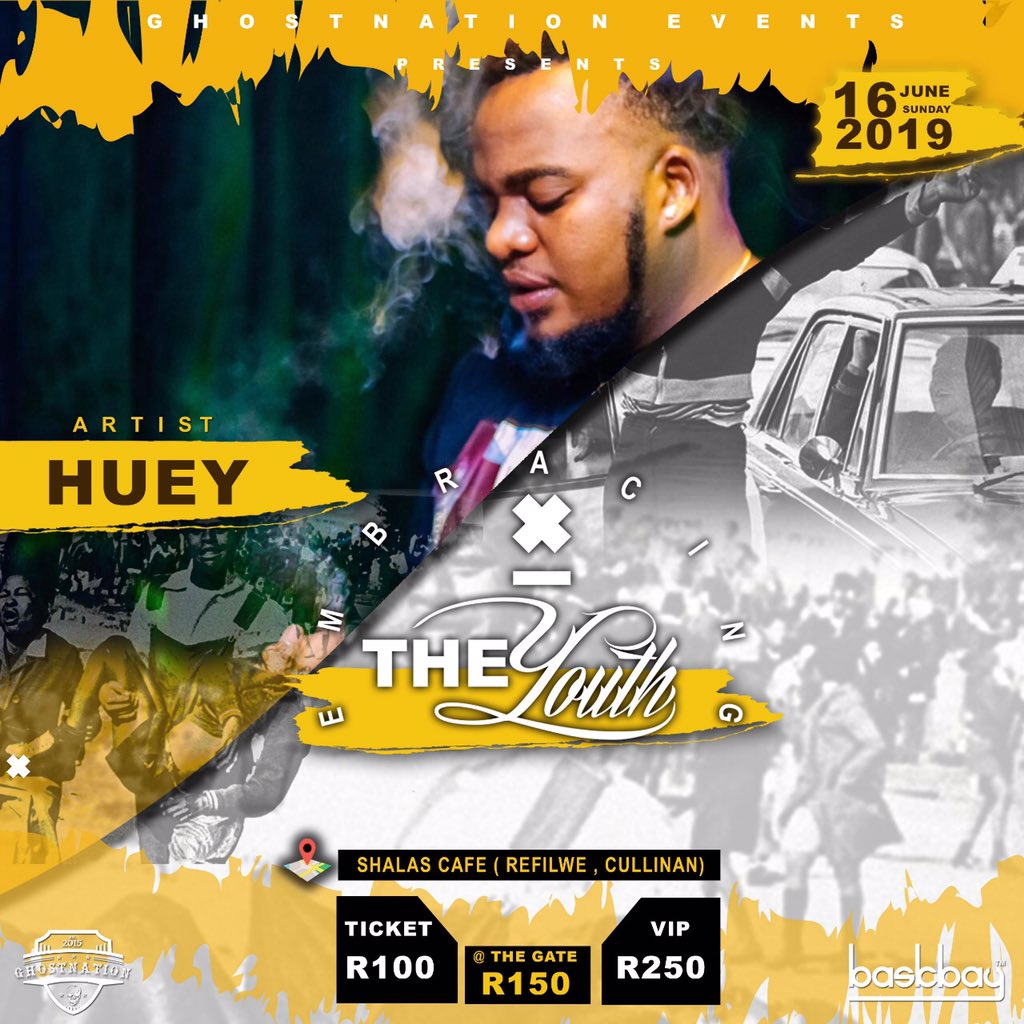 GhostnationSA's tweet photo. With just over a week to go to the 1st annual #GhostnationEvents June 16 showdown, here’s what/who you can expect to see on the day as we celebrate those who sacrificed in many ways so that we can live freely... See you there ✊🏽
#EmbracingTheYouth... BE YOUNG . BE WILD . BE FREE https://t.co/LWuO28LH7c