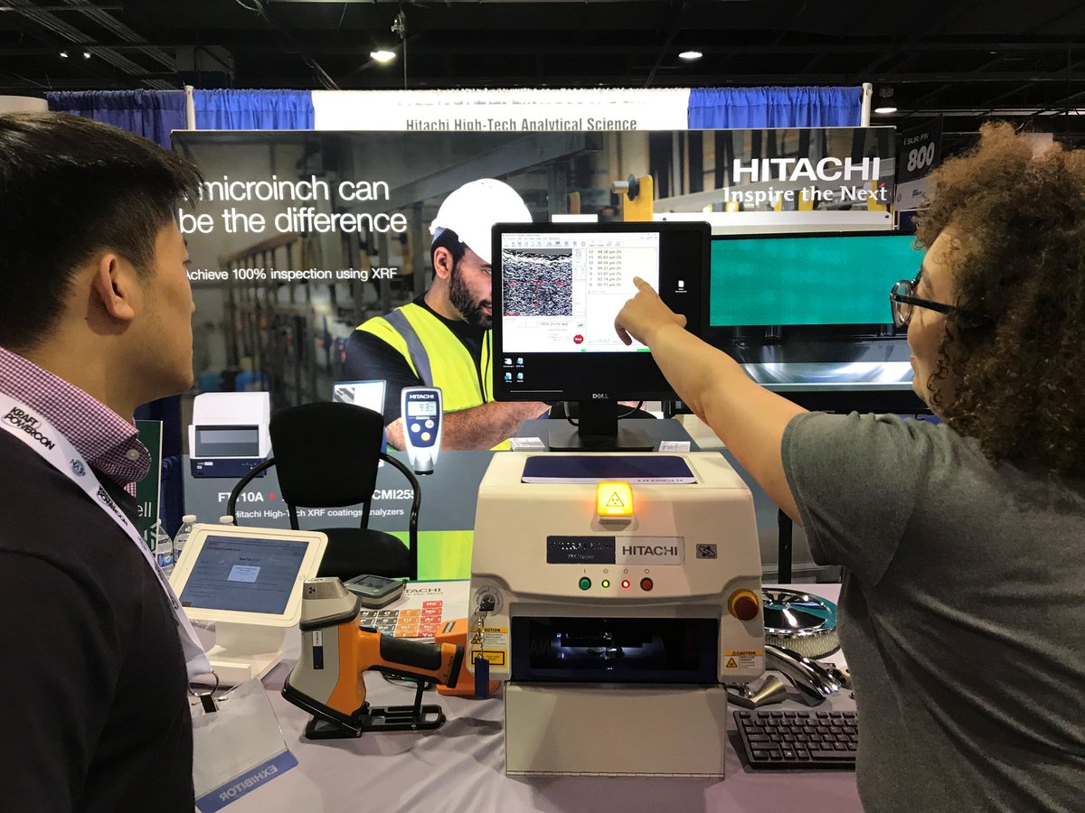 hitachihtas's tweet photo. We had a great time @SURFIN2019 and enjoyed talking to many of you! If you'd like more information about how XRF can help you achieve 100% inspection please contact us https://t.co/8zAlx2AWkl https://t.co/M89MWluw6k