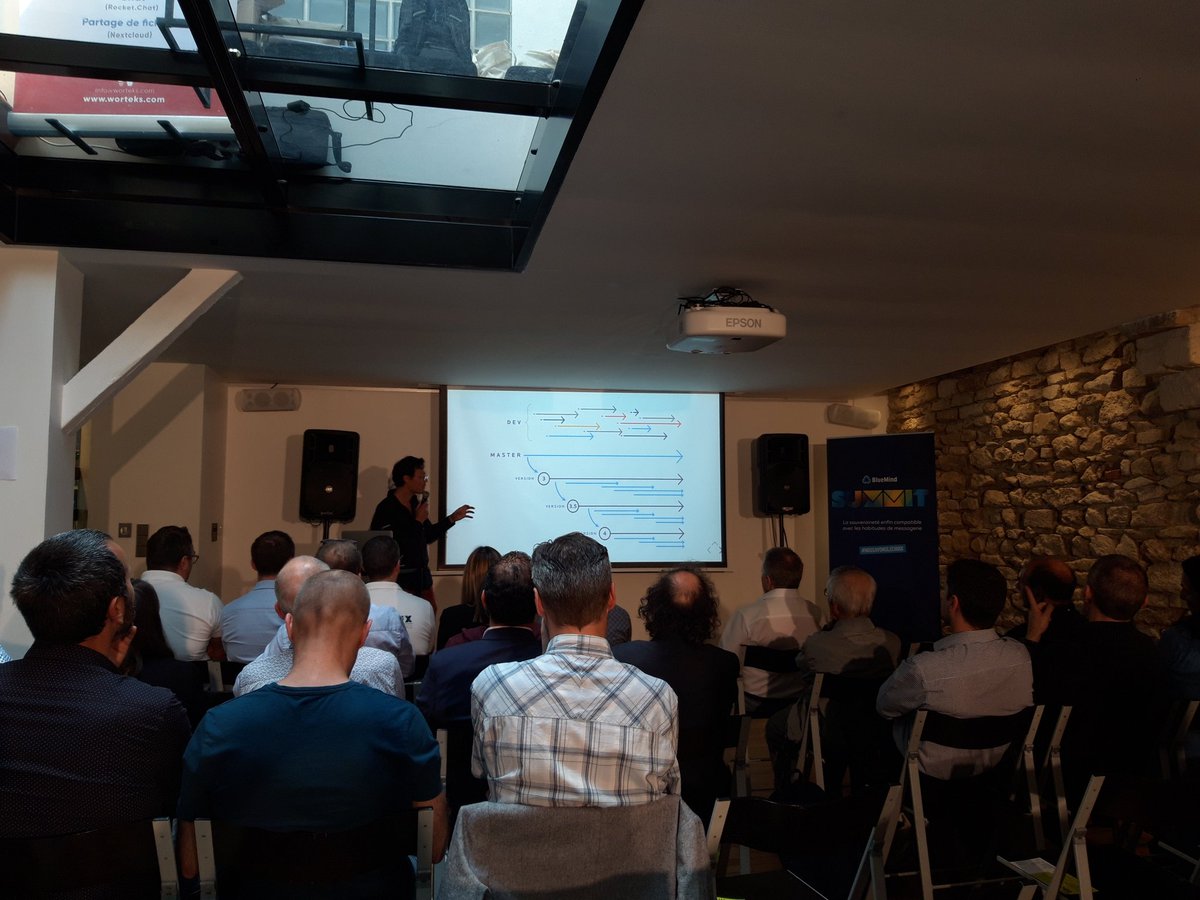 bluemind's tweet image. #BlueMindSummit Tout comprendre de la façon dont BlueMind développe sa solution, c'est avec notre responsable #qualité Dominique Eav.
#opensource #messagerie #nousavonslechoix