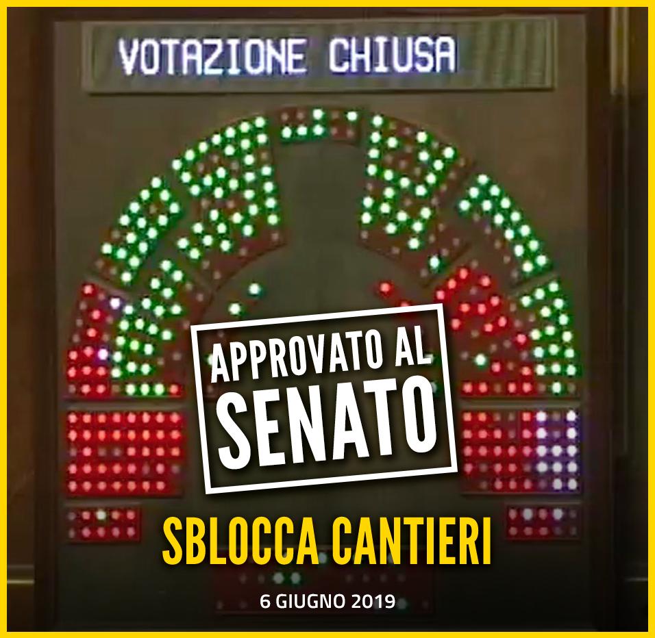 Approvato lo #sbloccacantieri in Senato: una spinta importante per la ripresa dell'economia reale e del lavoro.

Felicissimo per il mio emendamento sui disabili: i Comuni sotto i 3.500 abitanti potranno usare parte dei fondi destinati per rimuovere le barriere architettoniche. ✌️