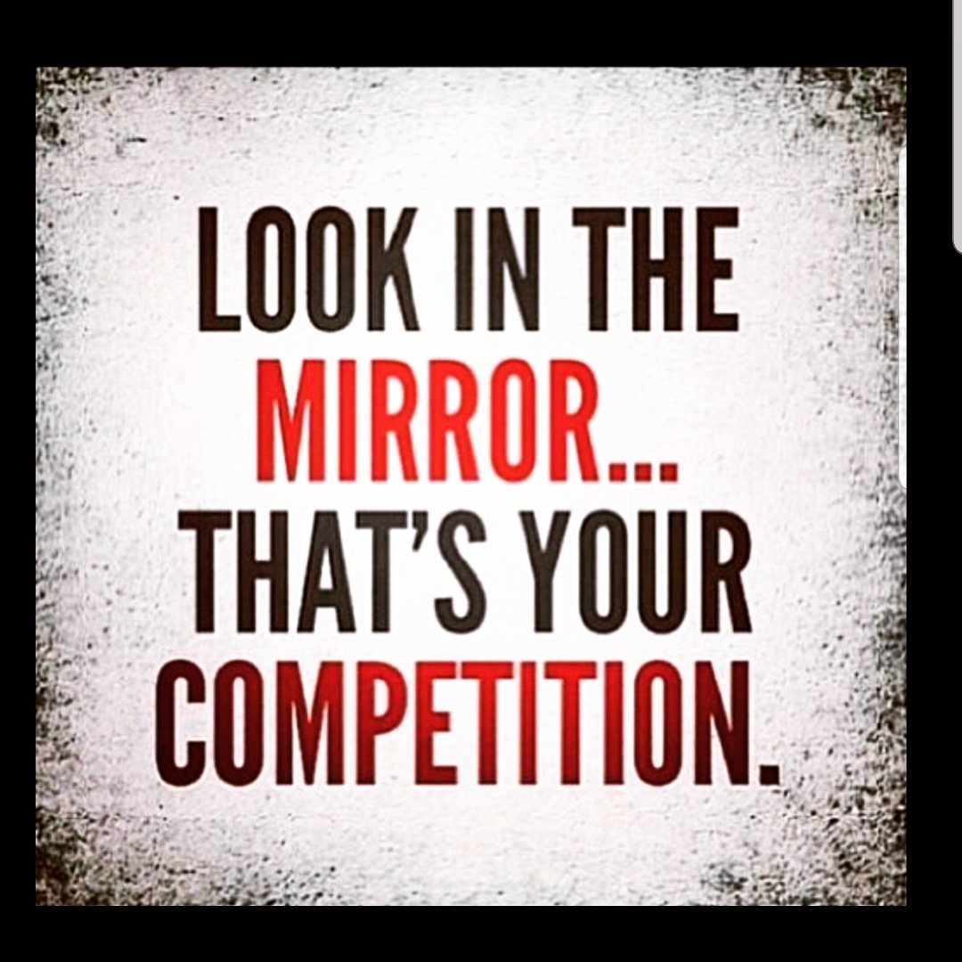 #ItsYouAgainstYou #Compete