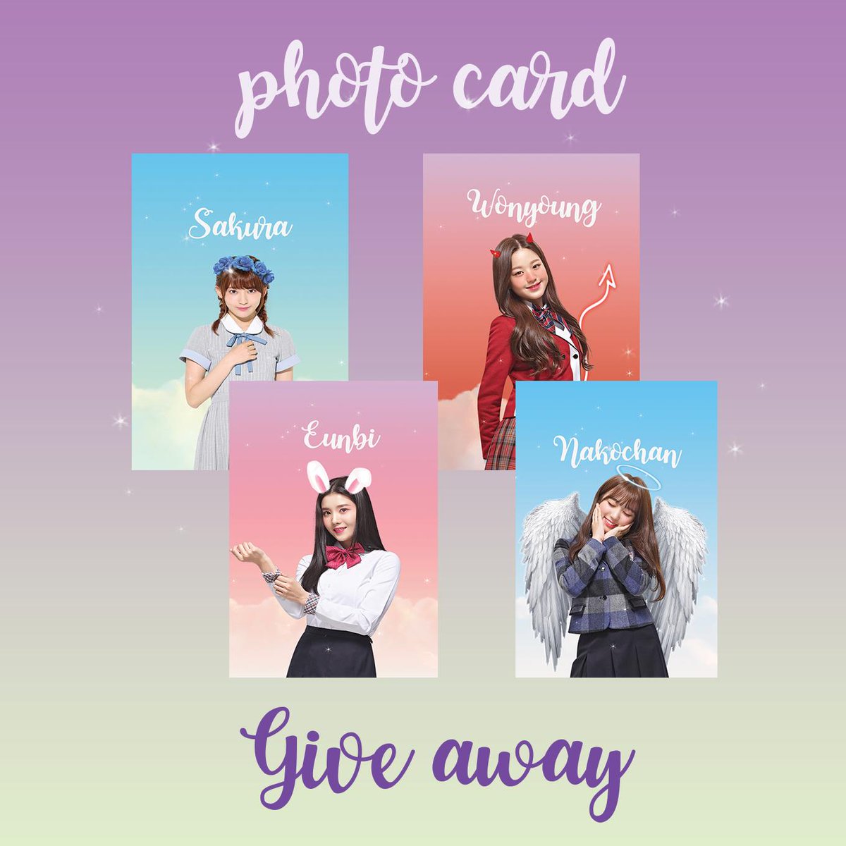 babylovesaukura's tweet photo. GIVE AWAY ค่าา 
แจกของในงานคอนเสิร์ตนะคะ 
เวลาสถานที่จะแจ้งอีกที่ค่ะ
มีจำนวนจำกัดนะคะ 
#IZONE1stConcertinBKK  #IZONEinBKK https://t.co/vSMtFXwpdZ
