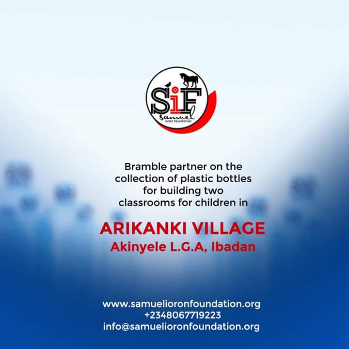BrambleNetwork's tweet photo. Unveiling our Partners!
We are excited to be working with Samuel Ioron Foundation- SIF on this #100000PlasticBottles campaign.
Read more about their work on https://t.co/Ir8YmRlJM6
#AlternativeEducation
#Education
#BrambleLearningSpace https://t.co/vJ1iSclNLp