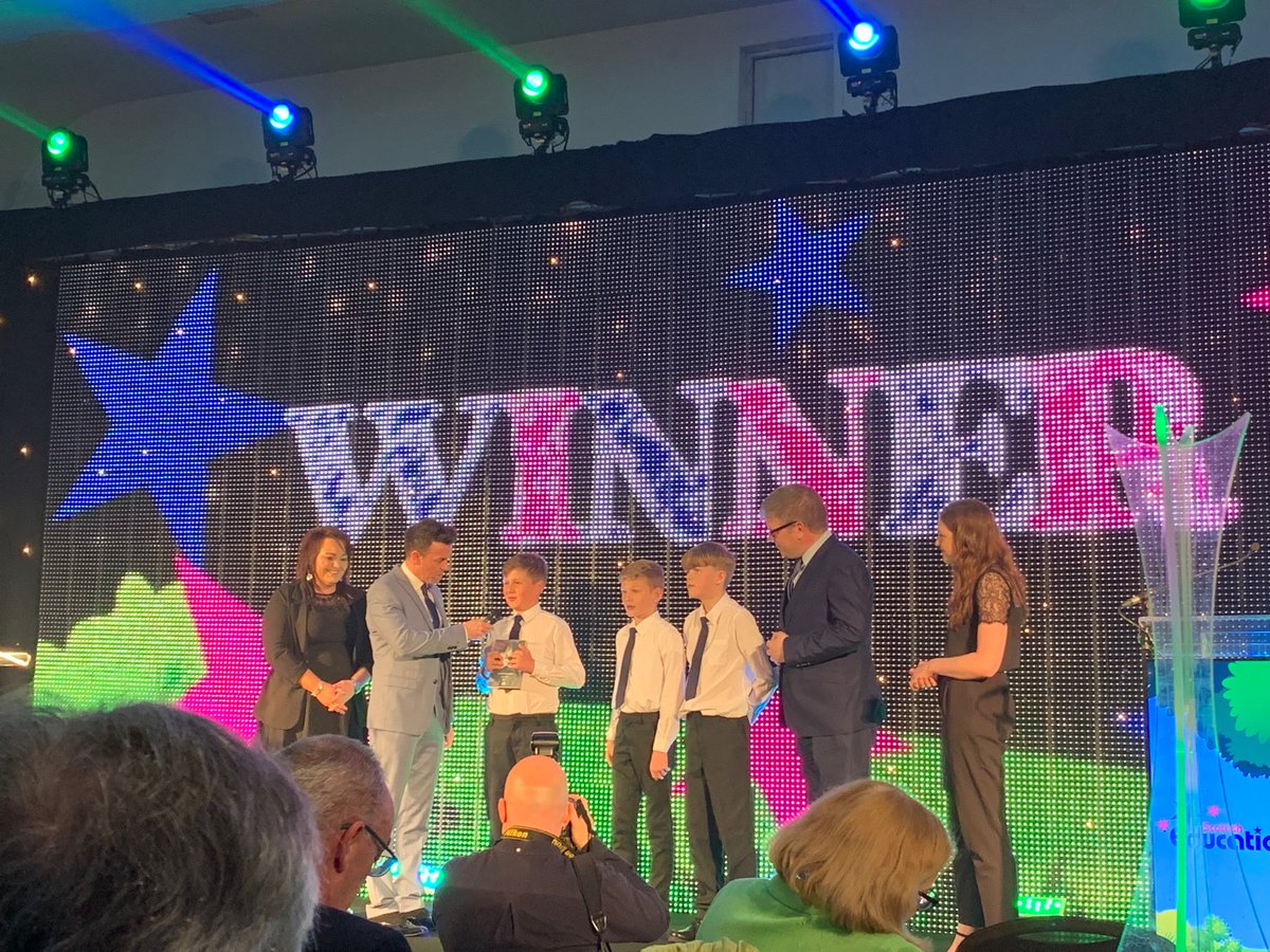 Bòrd na Gàidhlig - Foghlam (@bnagfoghlam) on Twitter photo Congratulations to <a href="/bsglochabar/">BSG Loch Abar</a> who won the Gaelic Medium Education Award at the Scottish Education Awards yesterday. Congratulations also to Bun-sgoil Stafainn & Bun-sgoil Baile a’ Mhanaich who were shortlisted.
<a href="/bordnagaidhlig1/">bordnagaidhlig1</a>
#Gàidhlig #ScotEdAwards Congratulations to <a href="/bsglochabar/">BSG Loch Abar</a> who won the Gaelic Medium Education Award at the Scottish Education Awards yesterday. Congratulations also to Bun-sgoil Stafainn & Bun-sgoil Baile a’ Mhanaich who were shortlisted.
<a href="/bordnagaidhlig1/">bordnagaidhlig1</a>
#Gàidhlig #ScotEdAwards
