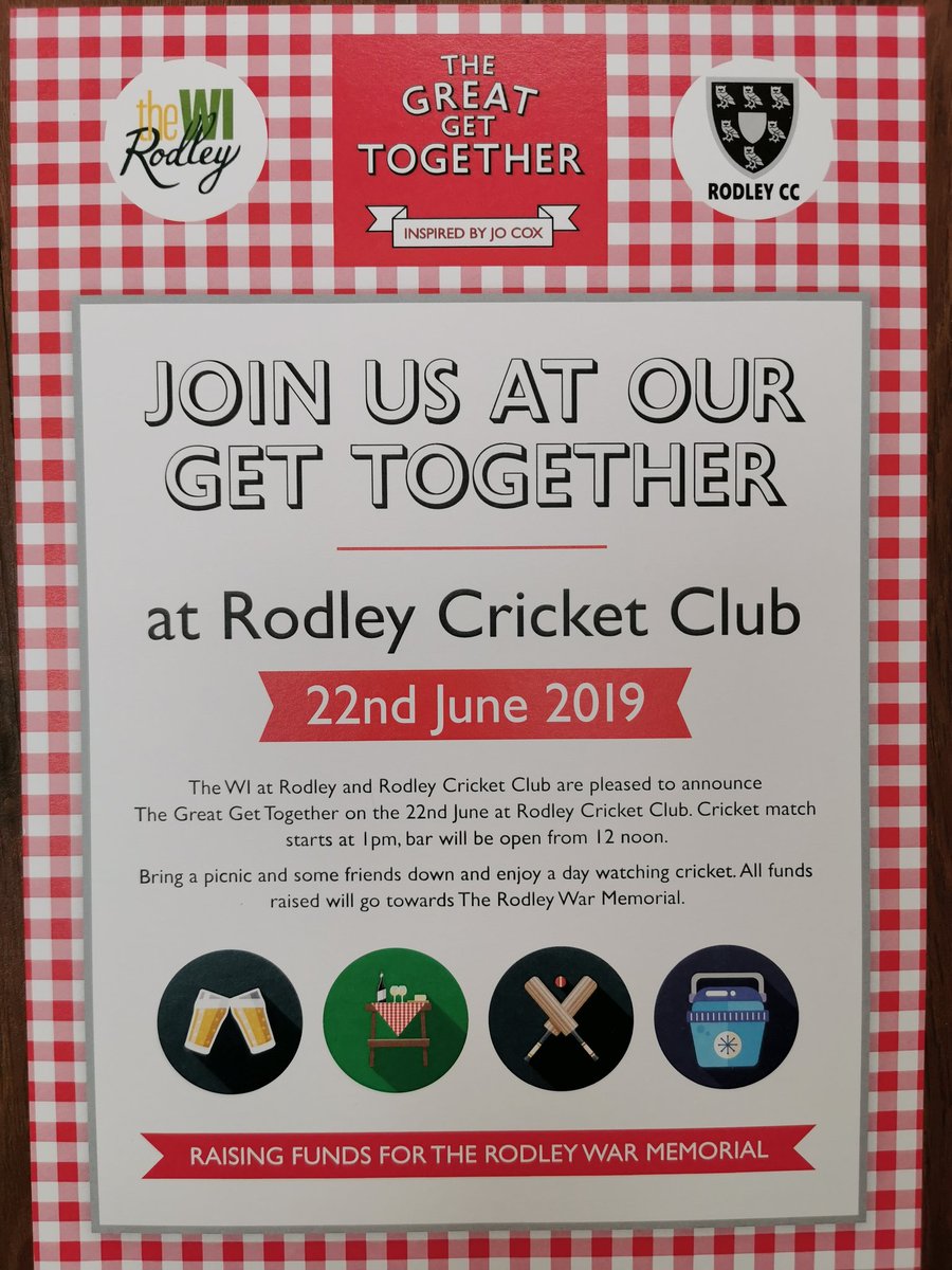 If you are near Rodley on 22nd June please come and join us <a href="/WomensInstitute/">Women's Institute</a> @WYFWI <a href="/great_together/">Great Get Together</a>