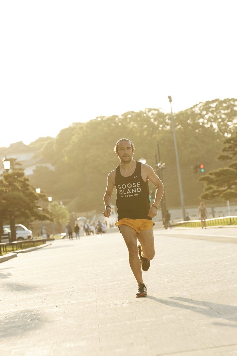 GooseIslandJP's tweet photo. ランニングで汗をかいた後のGoose Islandは格別。
先日、来日したGooseIslandブルワーのTim。彼はランニング好きで、来日時もRUN&amp;BEERイベントを実施し、この組み合わせのおいしさを教えてくれました。暑くなりすぎないうちに試してみて。
 
#globalrunningday #グースアイランド #GooseIsland https://t.co/6oOiSghKGk