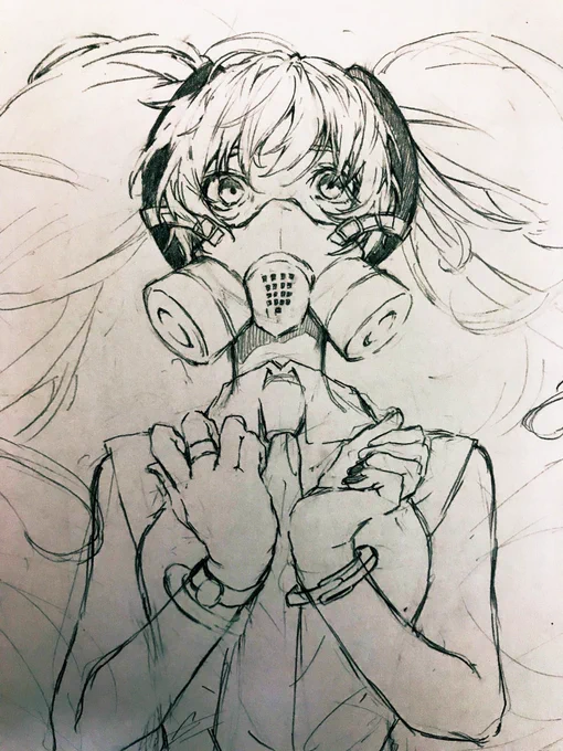 今日はここまでにしておきます……
思ったより髪がめんどい……('・ω・`) 