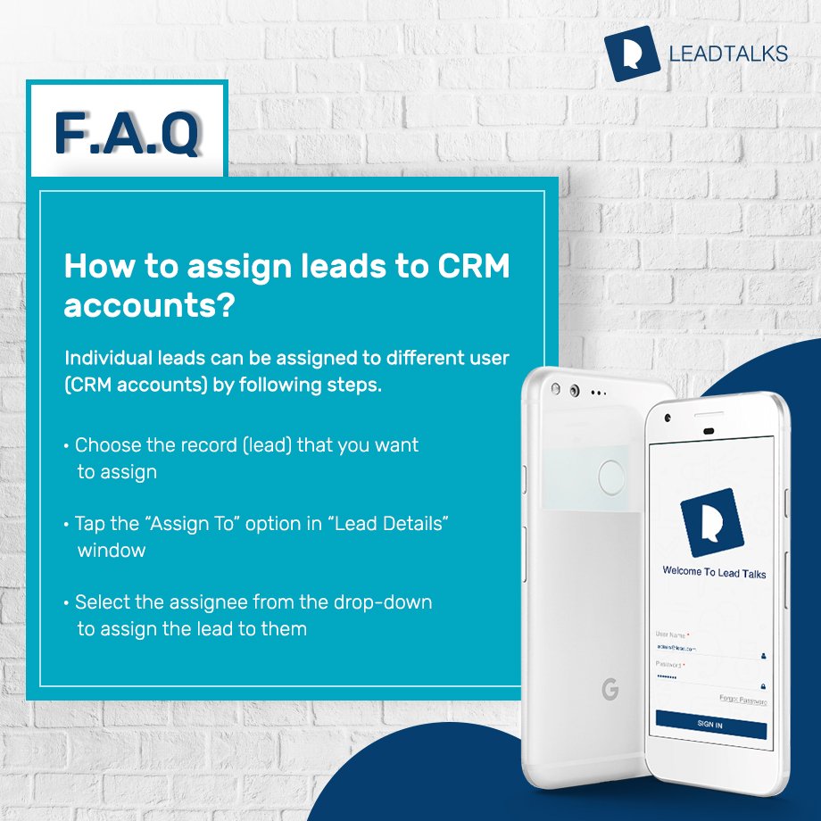 Sonline_US's tweet photo. Struggling to assign the leads to CRM?
Find 3 steps quick process with #LeadTalks.
#MobileApp #FAQ https://t.co/S6xBIuVGic