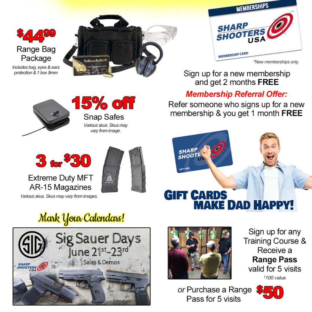 ShrpShootersUSA's tweet photo. The much needed rain is coming and so are some great deals.  Get out of the house and come to the range for some shooting. #SharpShootersUSA #StaySharp #Roswell #Firearmlovers #Deals #Sales #FathersDay https://t.co/v0uGXIcB7a