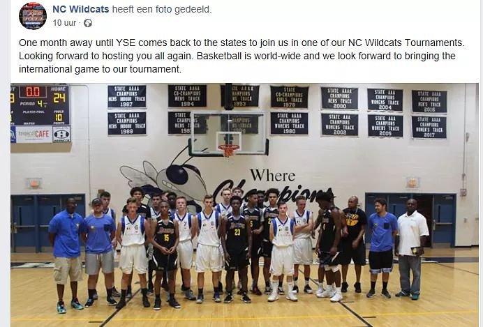 Onze Amerikaanse tegenstanders (NC Wildcats) kijken er naar uit om Team Atlanta en Team Alabama te ontvangen en er tegen te spelen! 

Hopelijk zijn onze jongens er klaar voor! 😎