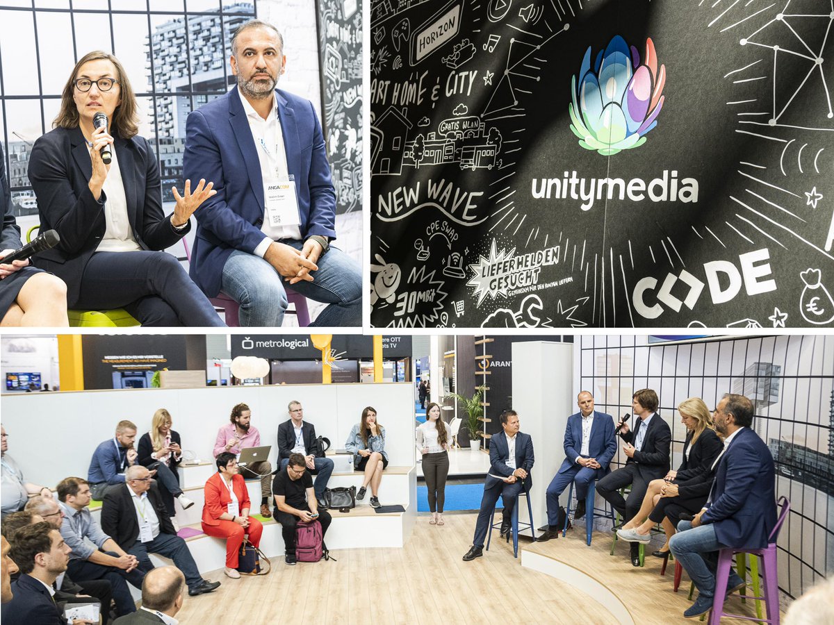 Interessante Diskussion zu Digital Transformation heute auf dem Stand von #unitymedia auf der #ANGACOM2019