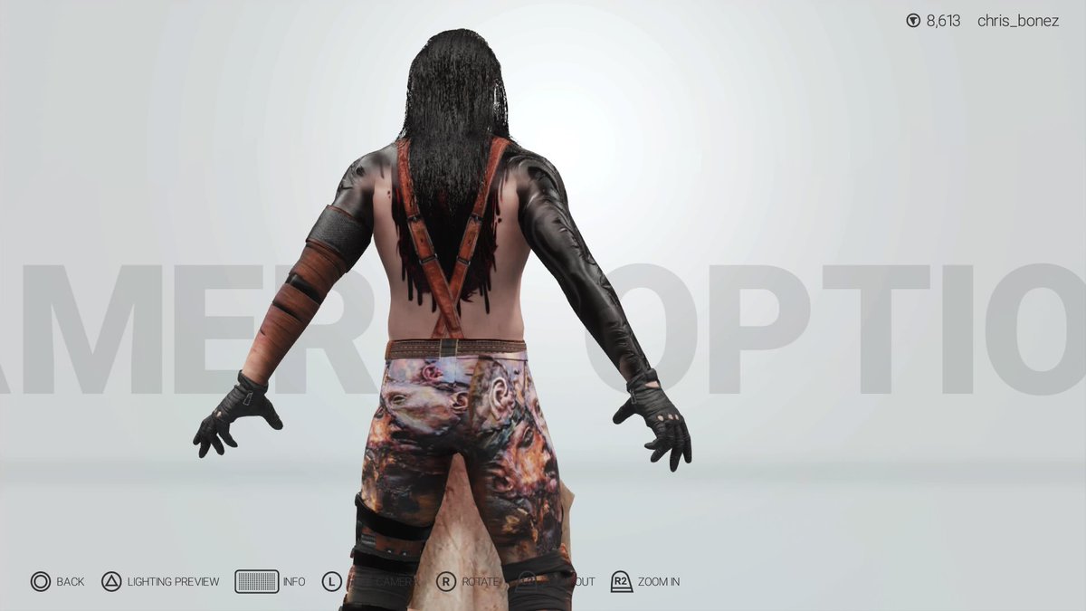 bonez_christian's tweet photo. Dead Skin Mask attire 
#fathersoffear #femmesoffear #fof #icw2k #caw2k  #efed #pvp #comvscom #cawmunity #kobalusart #wwe2kgames #wwe2k19 #wwe2k19caws #wwe2k19communitycreations #wwe #caw #createawrestler #createasuperstar #wweraw #wwesmackdownlive #nxt #twitch https://t.co/vEgYVdLmbf