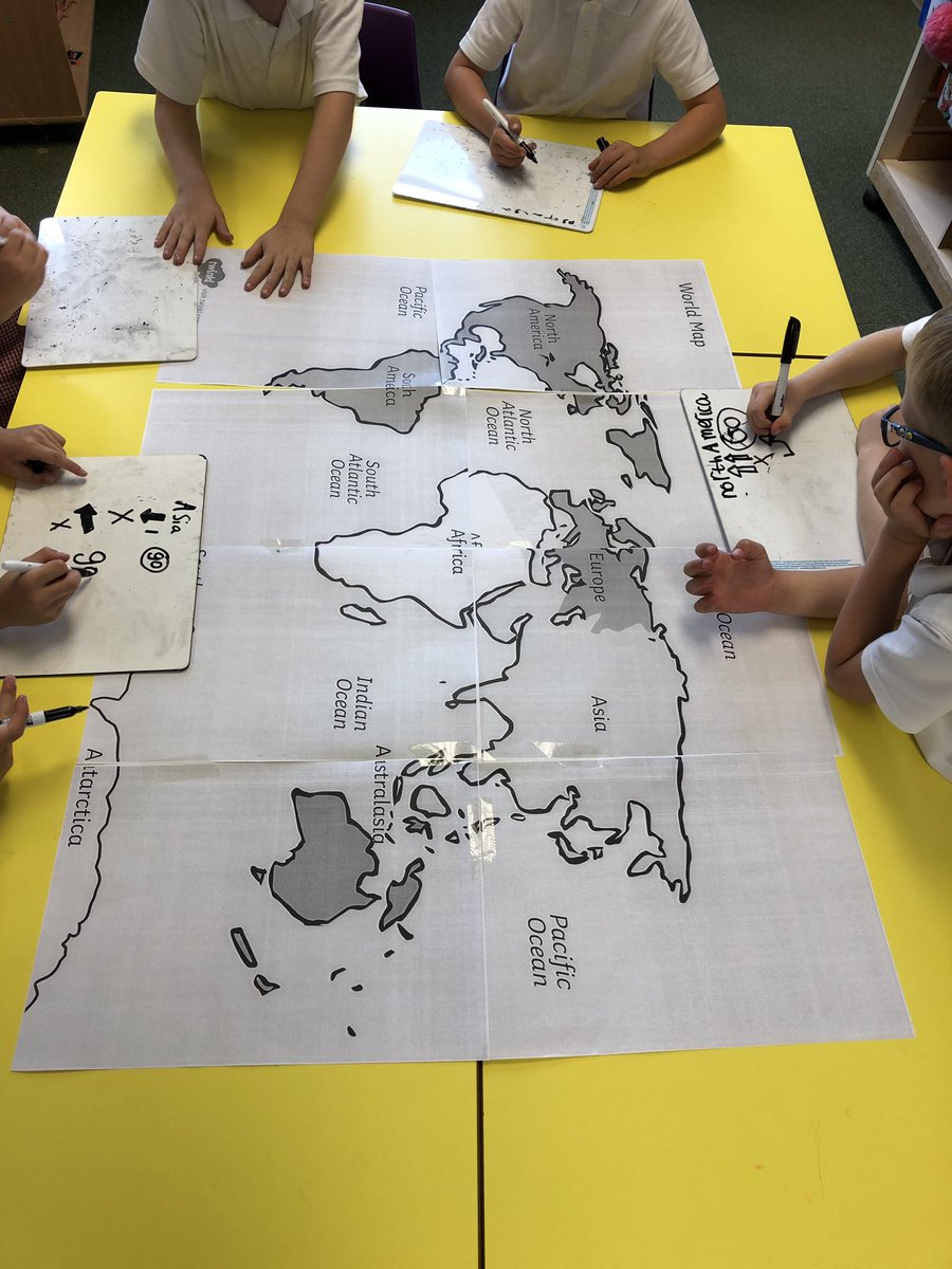 MissRolfe's tweet photo. Programming our bee-bots from different continents to Africa #abbotscomputing https://t.co/4Ette0PM2H