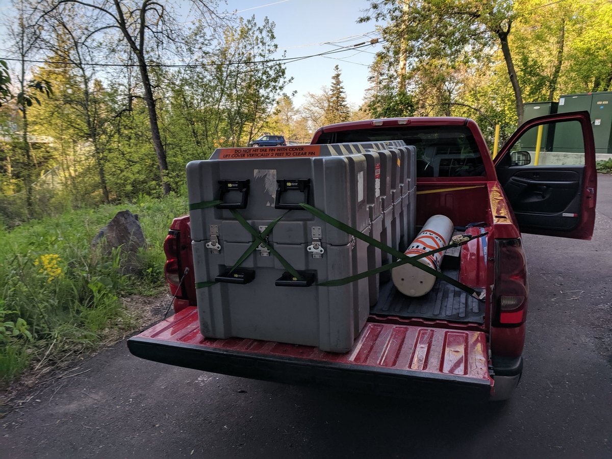 On the road again. 
Going up to Grand Marais to get into Lake Superior!