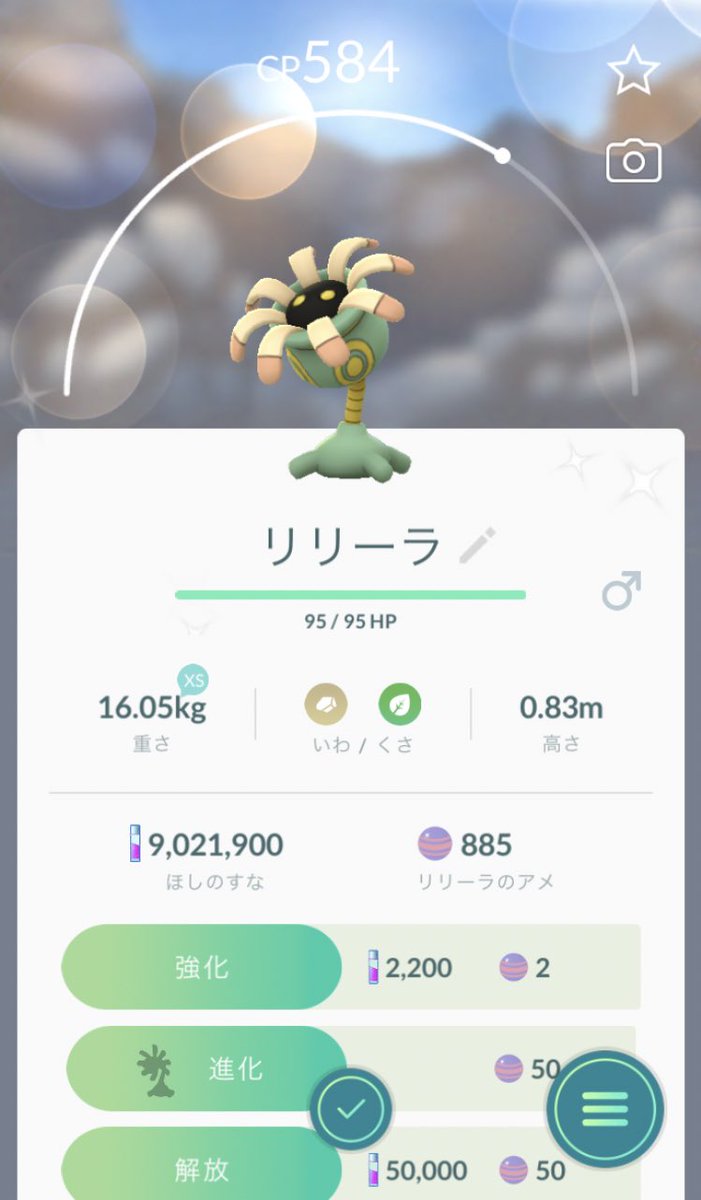 リリーラ色違い