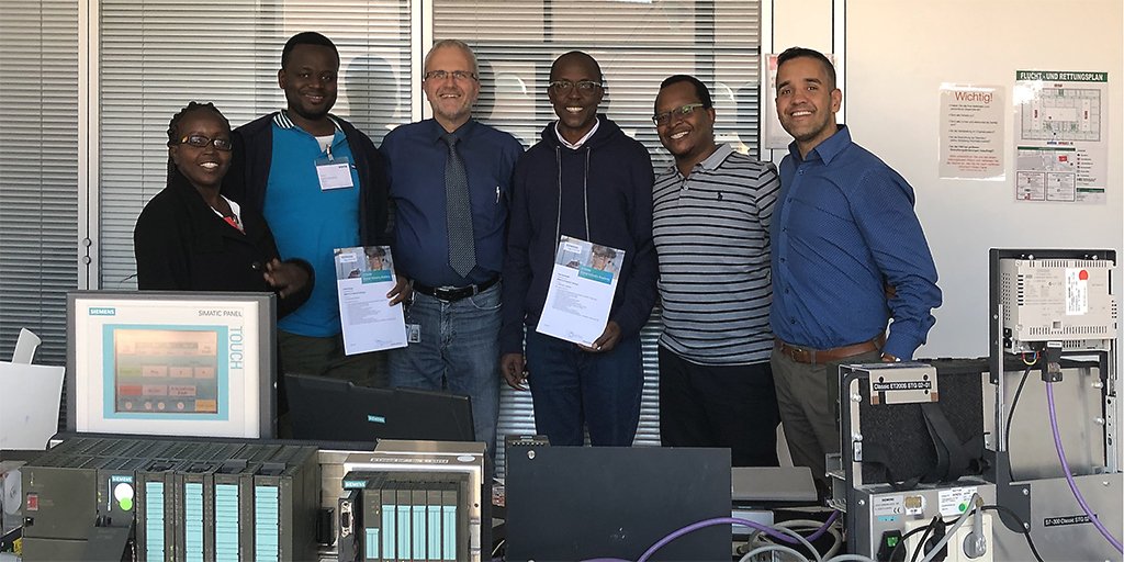 Voith_Hydro's tweet photo. A group from the Kenyan electricity producer KenGen participated lately a #HydroSchool training at the #Voith headquarter. The knowledge will be used to operate the Kenyan #SmallHydro power plant Wanjii, which is extensively modernized by Voith. #HyService #PartOfYourBusiness https://t.co/9NUD54XUNi